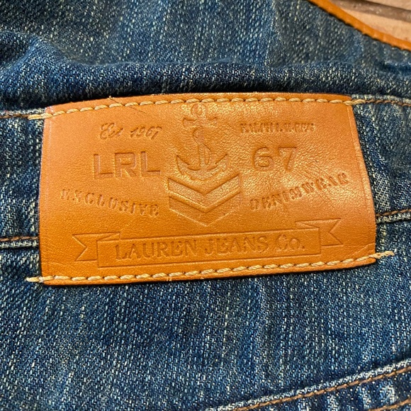 Ralph Lauren Denim Leather Hobo Handbag EXTREMELY RARE❣️ - Picture 7 of 16